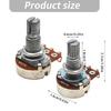 5Pcs 25K A/B 18mm Pots Shaft Guitar Potentiometers Replacement Volumes Tone Guitar Pot Electric Guitars Control Pot