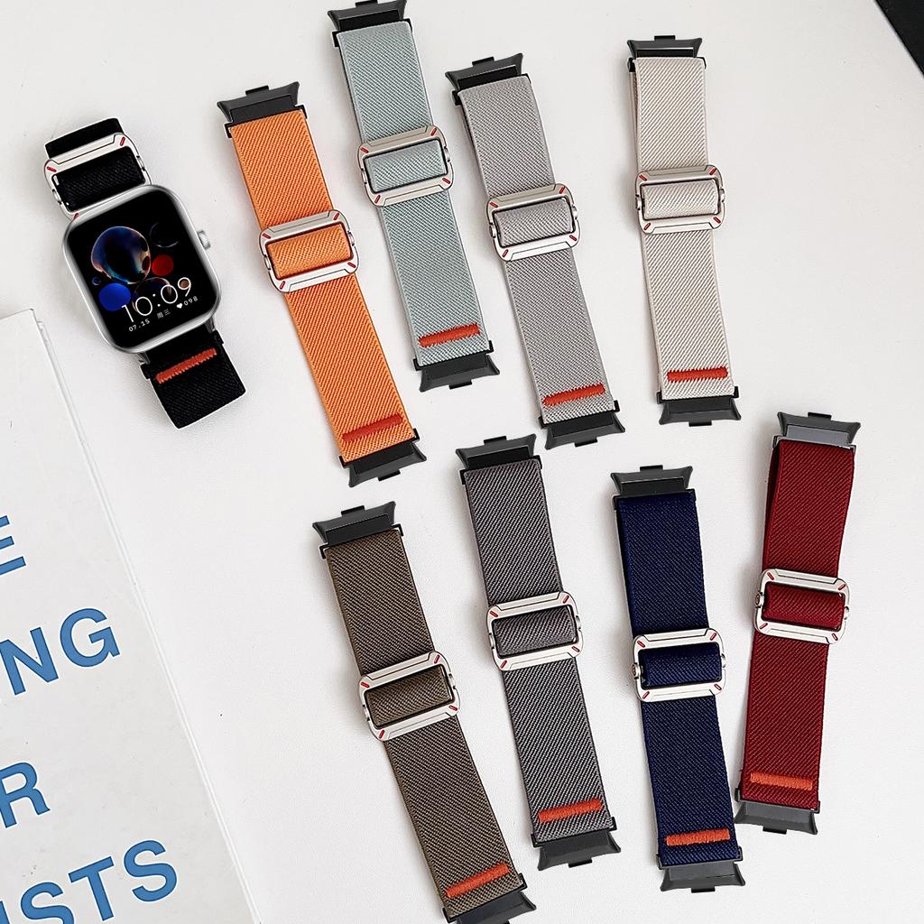 Elastic Nylon Band For Xiaomi Watch Miband 9/8 Pro Braided Sport Strap For Redmi Watch 6 5 4 Smartwatch Bracelet Accessories