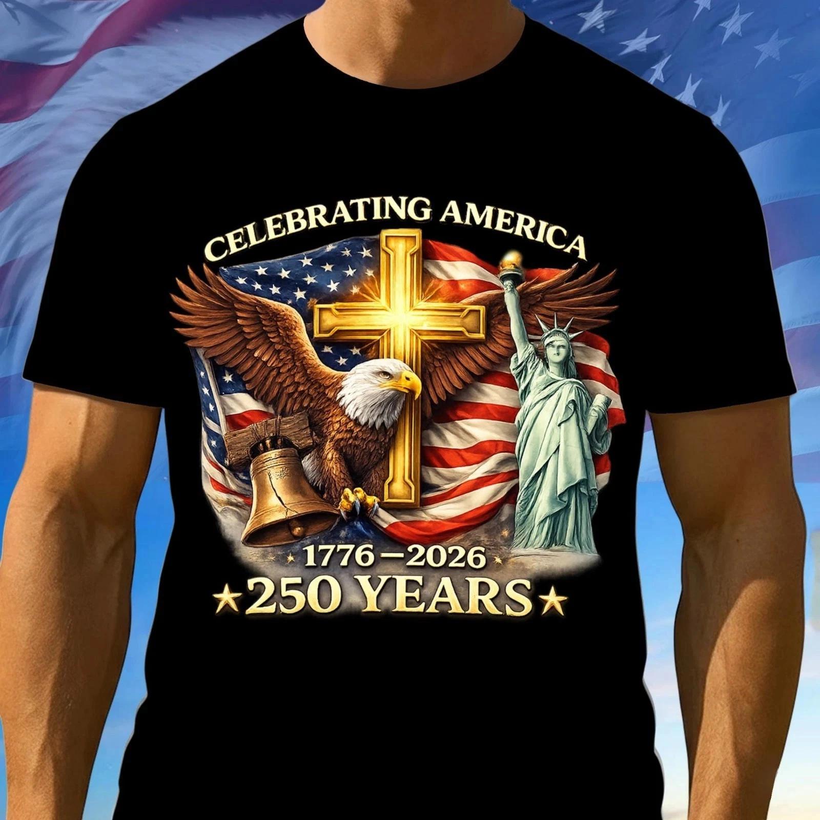 America 250th Birthday T shirt USA Independence Day Shirt 1776 2026 Patriotic 2XL