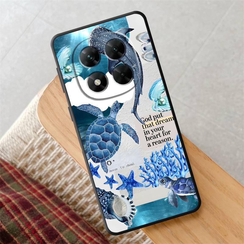 

Creative Marine Organisms Art Funda Phone Cover Case for Xiaomi Redmi Note 7 8 10S 9S 11s 12s 9 14 11 10 12 Pro 13 Pro Plus Redmi Note 13 5G