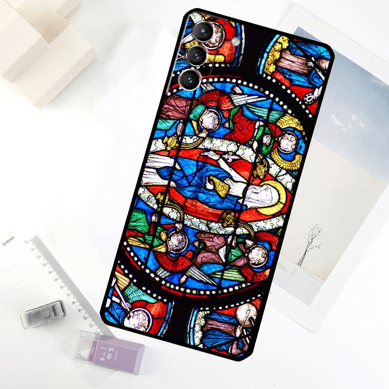Jungfrau Maria Hoffnung Religiöse Kunst Handyhülle Für Samsung Galaxy S25 S24 S23 S22 S21 S20 S26 Ultra S10 Plus S23 FE S25 FE Hülle