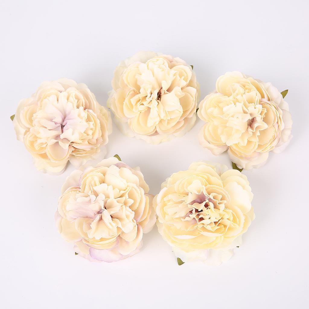 3/5/10 Stück Seidenpfingstrose Künstliche Blumen Hochzeit Ehe Dekoration Kunstblume für Heimdeko DIY Basteln Geschenke Girlandenzubehör