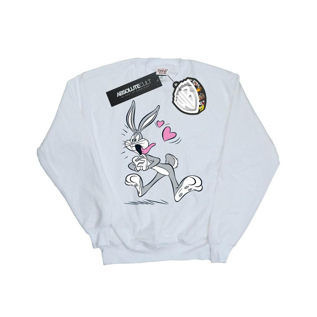 Looney Tunes Mens Bugs Bunny In Love Sweatshirt