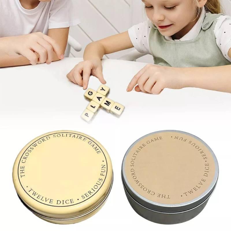 Classic Crossword Solitaire Game Crafted From Durable Plastic For Endless Entertainment