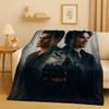 Classic The Vampire Diaries Damon Salvatore TV Flannel Blanket,Ultra Soft Warm Plush Throw for Home Bedroom Bed Sofa Cover Kids