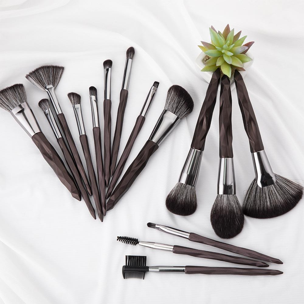 15 Diamond Makeup Brush Set Soft Eyeshadow Brushes Full Makeup Tools