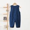 2025 Winter Koreanische Kinder Fleece Denim Latzhose - Stilvoller Jumpsuit für Jungen & Mädchen