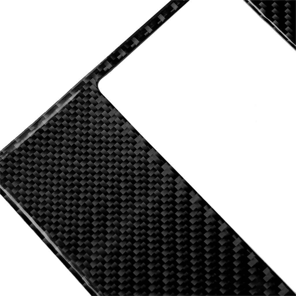 For Mercedes W204 07-13 C Class Car Interior Moulding Carbon Fiber Rear Air Condition Vent Cover Trim Air Outlet Decor