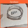 French Pearl Bracelet With Rhinestone Embellishments For Elegant Fashion Accessories