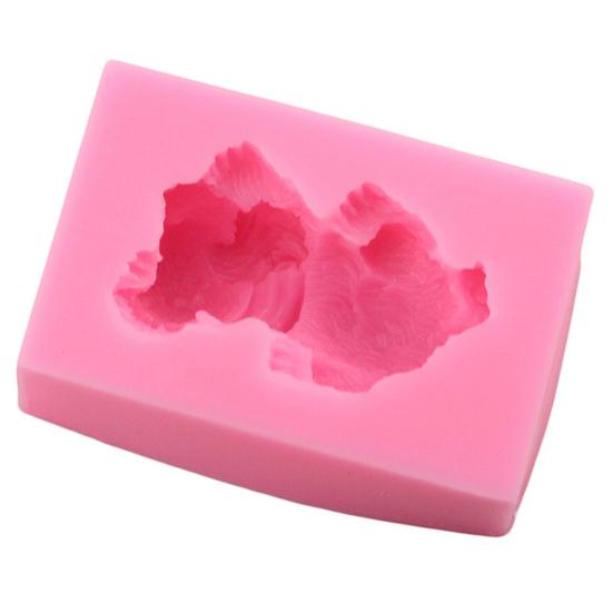 

Сделай сам Милая форма собаки Силиконовая форма для мастики для торта Конфета Печенье Кухонный инструмент для выпечки розовый