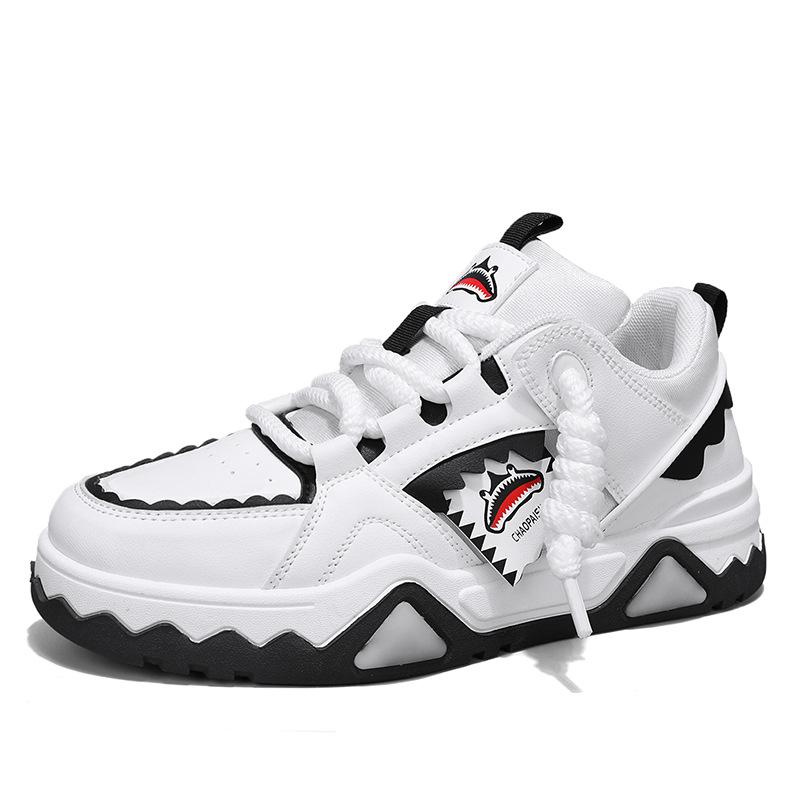 Spring and Autumn Classic New Men's Shoes Thick Soled Tall Fashion Casual Skateboarding Shoes Youth Student Sports Running Shoes