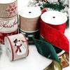 9Metres/roll Cartoon DIY Wreath Bows Ribbons Snowman Gift Packing Ribbons  New Year