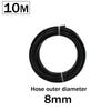 Outdoor Misting Cooling System Garden Irrigation Watering 8mm Brass Atomizer Nozzles Connector Kit for Patio Greenhouse