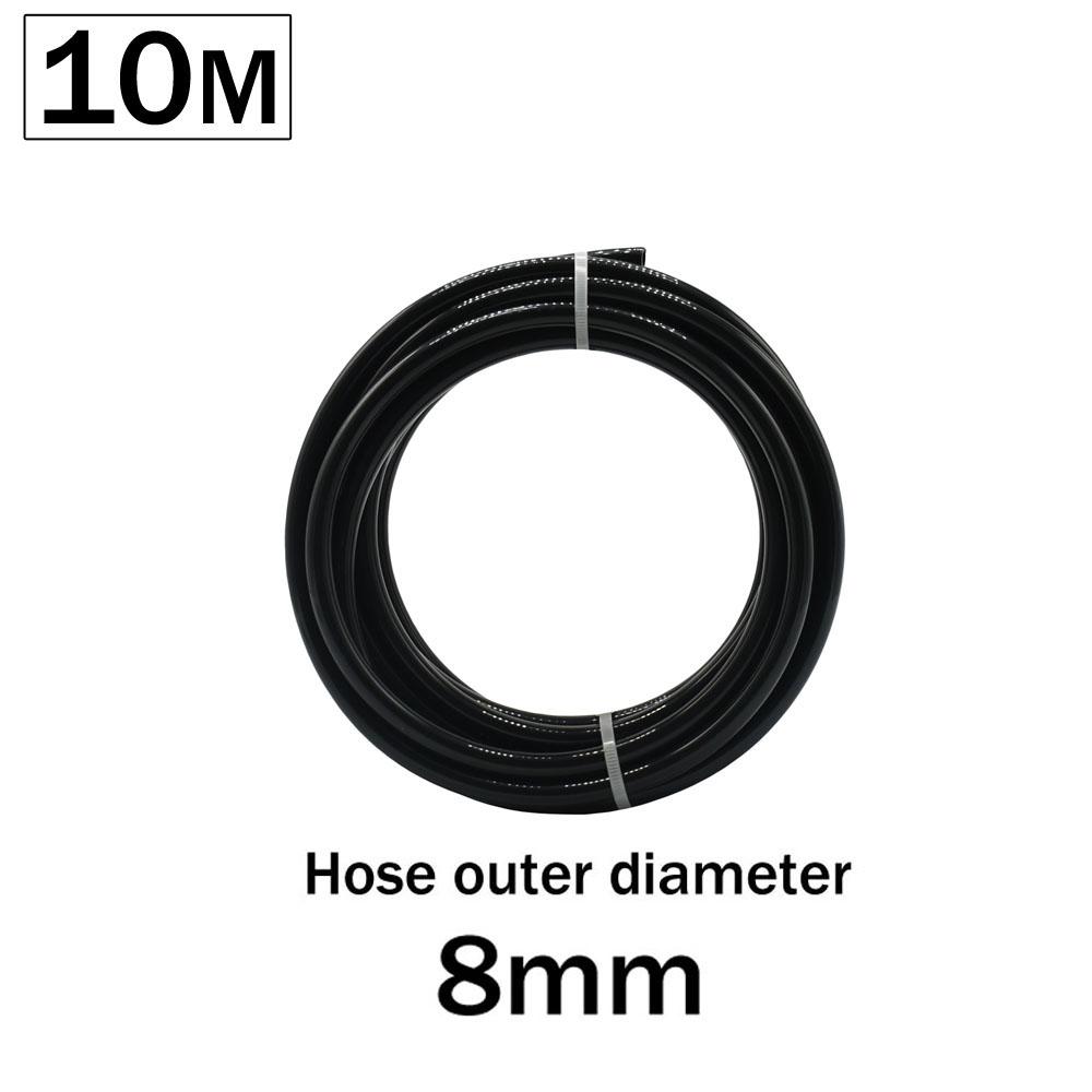 Outdoor Misting Cooling System Garden Irrigation Watering 8mm Brass Atomizer Nozzles Connector Kit for Patio Greenhouse