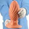 PVC Anal Plug Smooth Butt Plug Prostate Massager Adult Sex Toy for Men Women Fisting 18+