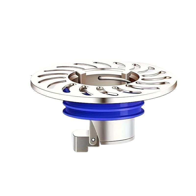 Brass Floor Drain Core with Large Filter Screen for Bathroom Sewer Anti Odor and Backflow Prevention Suitable for Standard Drain Pipes
