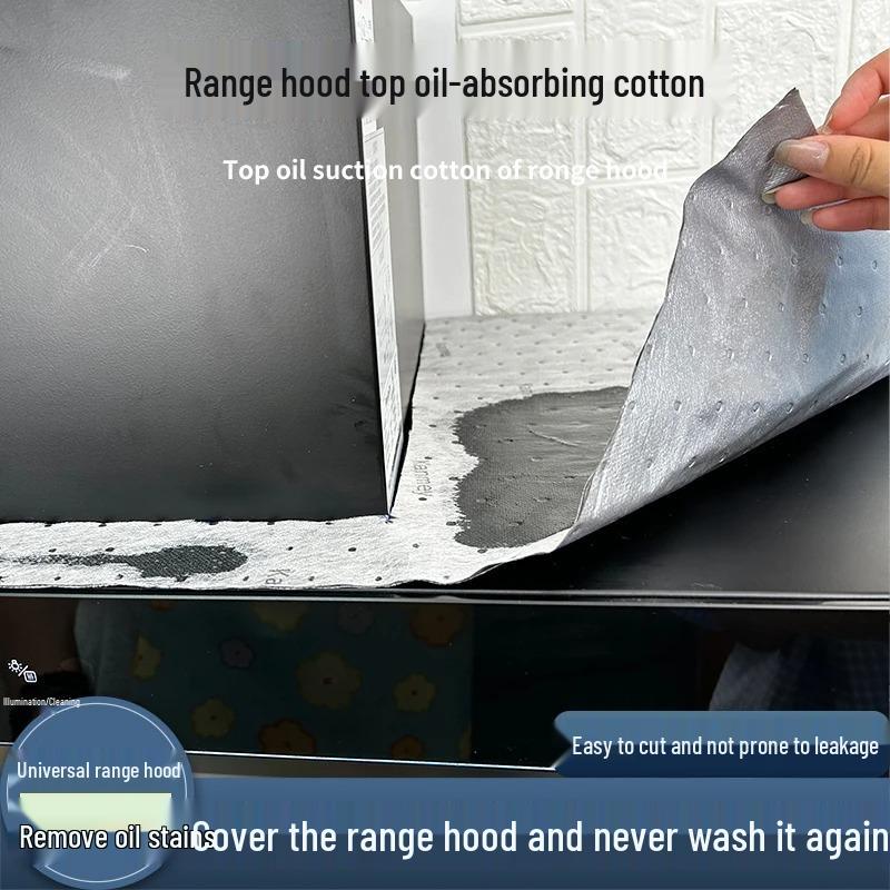 Ölbeständige Dunstabzugshaubenmatte mit saugfähigem Netz und wasserdichter Schürze