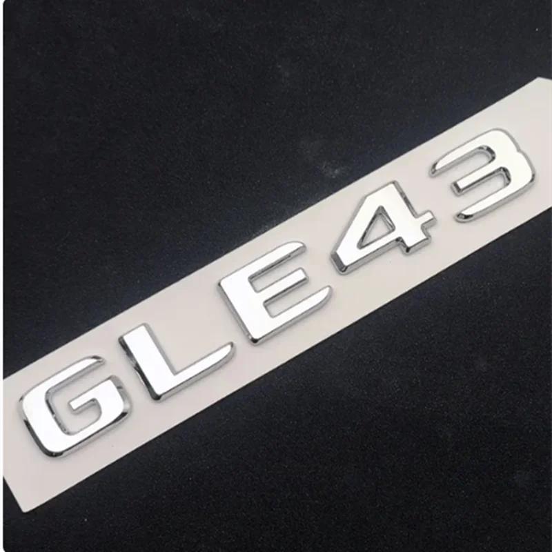 3D ABS Car Trunk Badge BITURBO 4MATIC Emblem Logo For Mercedes C43 W205 W204 E43 W213 W212 GLE43 X253 GLC43 W167 Accessories