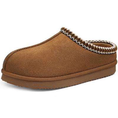 Pantofole alla moda Crestar Fuzzy Cozy per Donna Uomo Moda Memory Foam Soffici Pantofole Invernali da Interno e da Esterno Scarpe da Casa Calde e Pelose