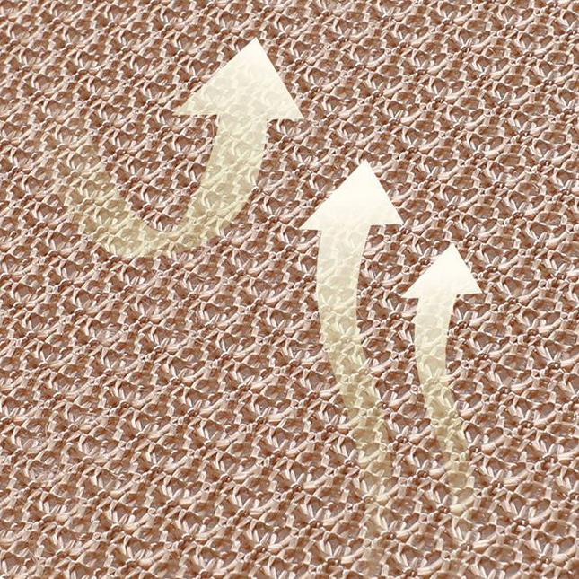 WTEMPO Ensemble de coussins de siège de voiture en tricot double couche antidérapant, confortable, respirant, haut de gamme, pour l'été