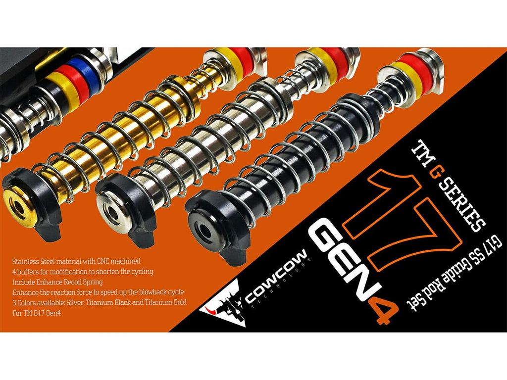 COWCOW TECHNOLOGY Stainless Steel Recoil Spring Guide TM G17 Gen4 SV