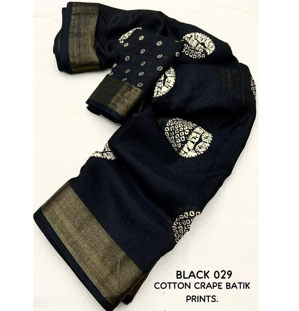 Indian Women Saree Designer Party Wear Sari Pakistani Bollywood Cotton Crepe Saree