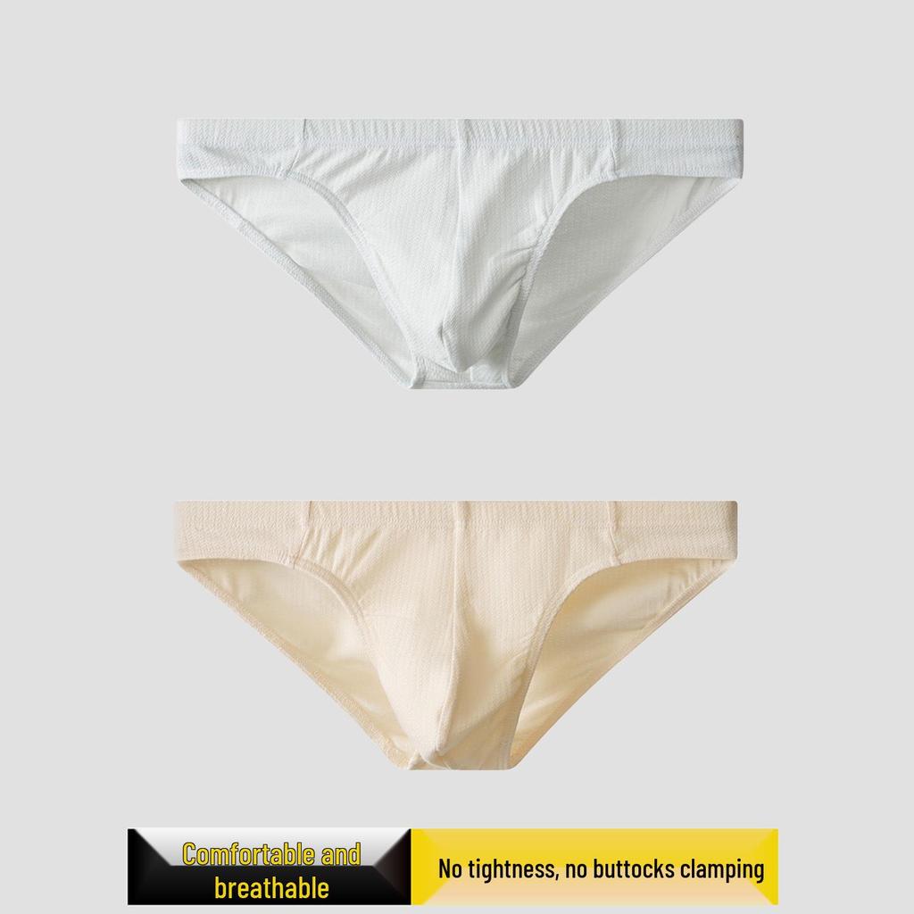 Herren Baumwolle Atmungsaktive Dreiecksslips - Sexy U-Pouch, Einfarbig, Sportlich & Bequem.