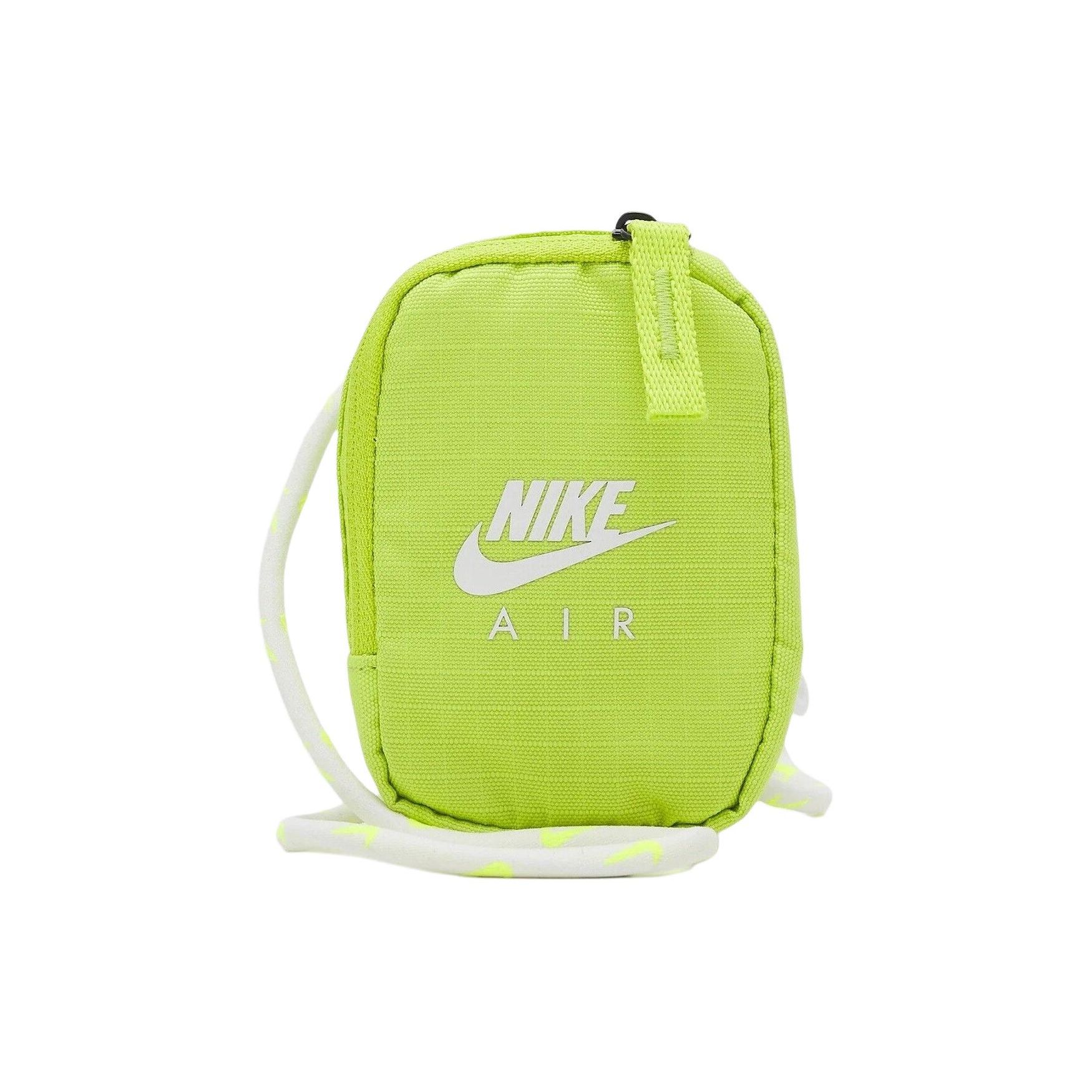 Nike Sports Lifestyle Portable Storage Polyester Fiber Shoulder Crossbody Mini Bag Unisex Bags Green DV4223-903 Green,Small