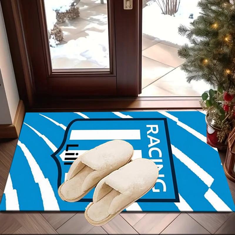 Rennteam-Emblem Teppich für Büro, Stuhlunterlage, Dekorativer Teppich Wohnzimmer Matte, Große Größe Fan Geschenke Weihnachtsgeschenke