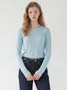 STAY WITH ME Wool Tencel Sheer T-Shirt_3 Colors