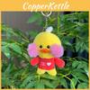 Duck Sweet Pink Plush Doll Soft And Plushy Keychain Accessory For Children