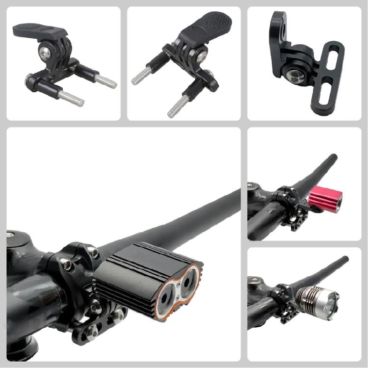 Bicycles Headlight Mount Brackets Bicycles Torch Holder Brackets Bike Light Clamps Front Flashlight Camera Mount Adapter