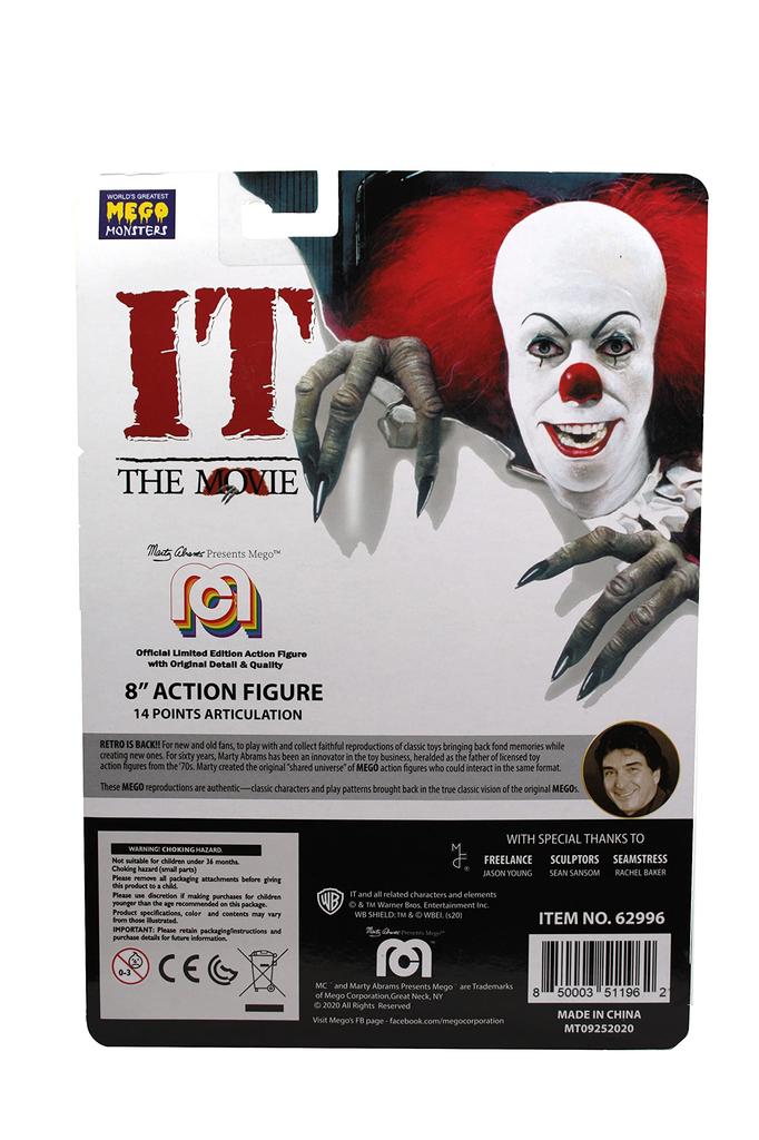 Figura de acțiune Mego Burnt Pennywise 8"