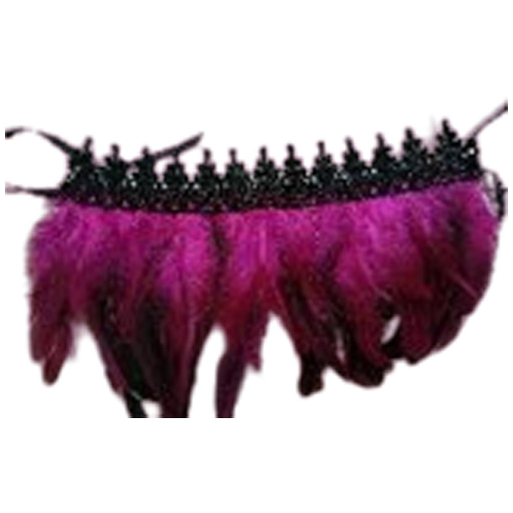 Feather Necklace Collar Neck Collar Gothic Victorian Lace Choker Neck Wrap Halloween Cosplay Party Accessories Props