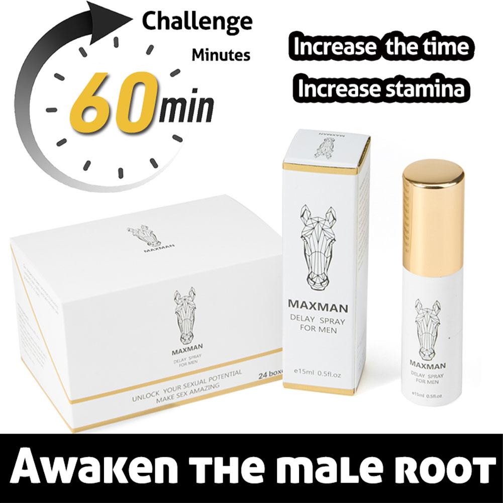 Male Sex Delay Spray Lasting Long 60 Minutes Penis Growth Enlargement Harder Anti Premature Ejaculation for Adults External Use