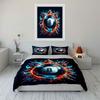 Fiery Eight Ball Design. Bedding Sets Duvet Cover Sets Duvet Covers Pillowcases(1 * Duvet Cover 2 * Pillowcases Without Duvet Insert)