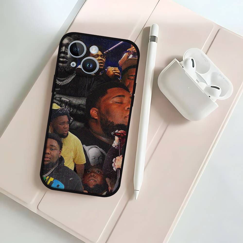 Rod Wave Rapper Phone Case For IPhone 17 16 15 14 13 12 11 X XR XS Plus Pro Max Mini Soft Black Cover