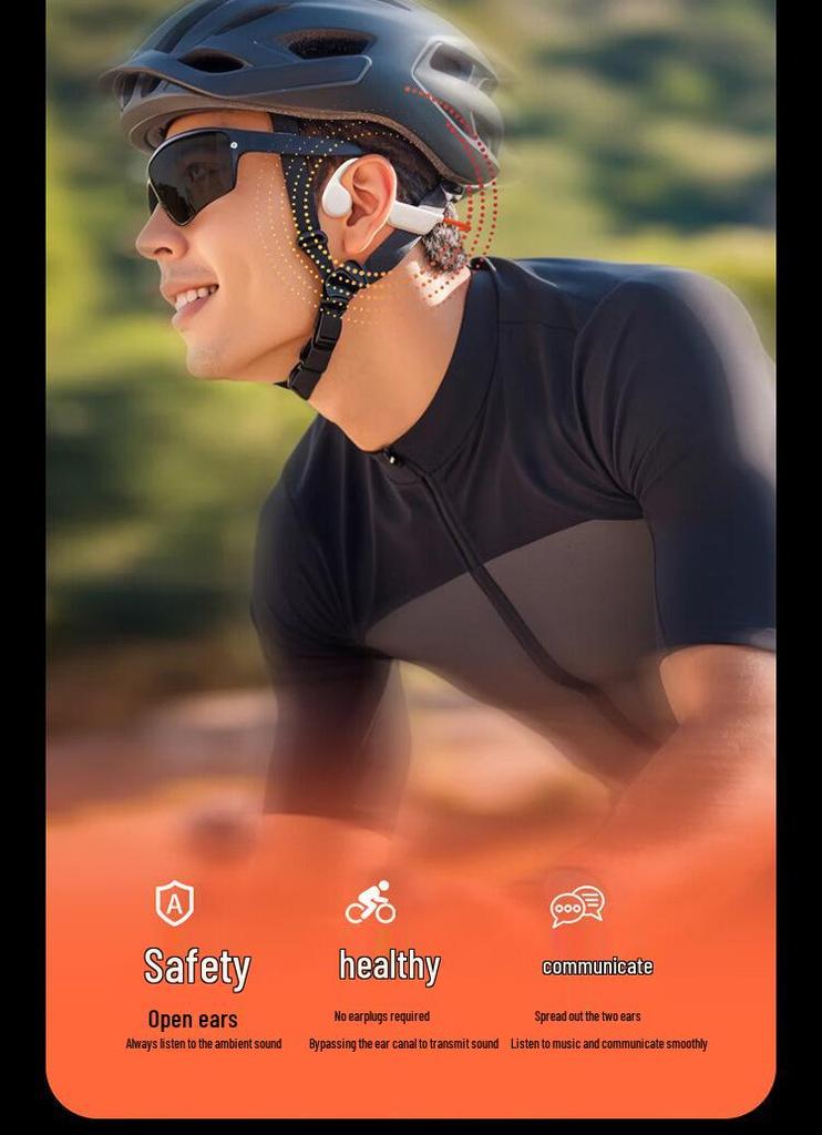 Cross-border X7S Bone Conduction Bluetooth Headphones: 32GB Memory, Long Battery Life, Ideal for Music, Sports, Running, and Swimming.