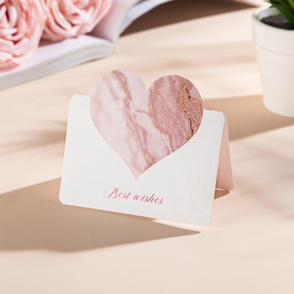 10Pcs Beautiful DIY Decoration Message Card Universal Valentine's Day Love Greeting Card Card Mother's Day