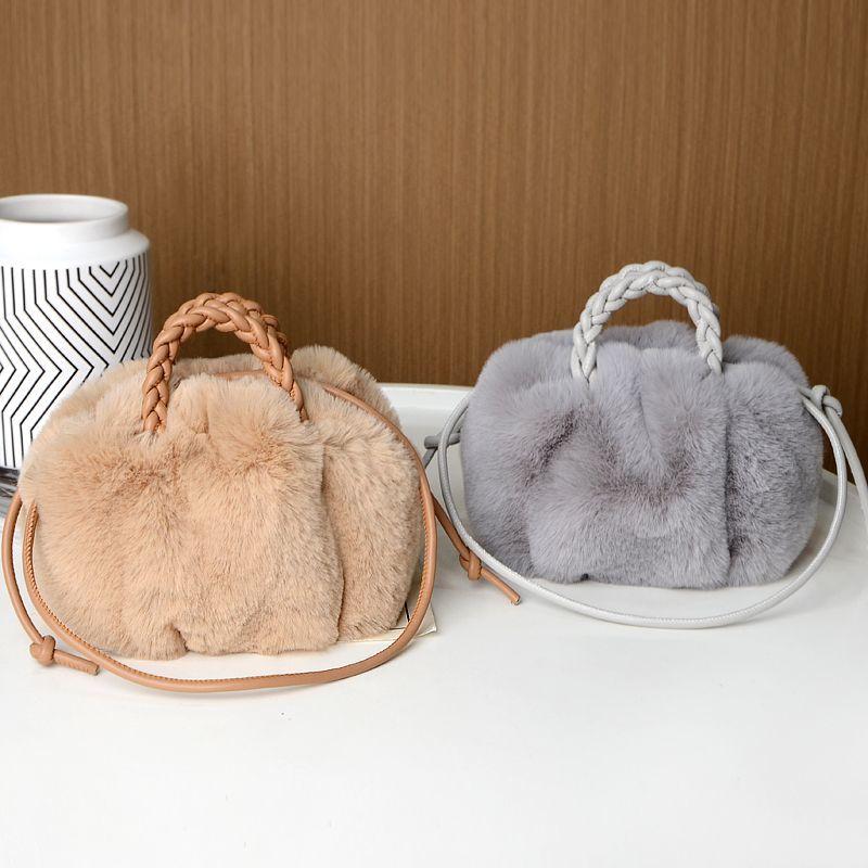 Cloud Bag Plush Bag Versatile Shoulder Bag Cute and Fashionable Winter Bag
