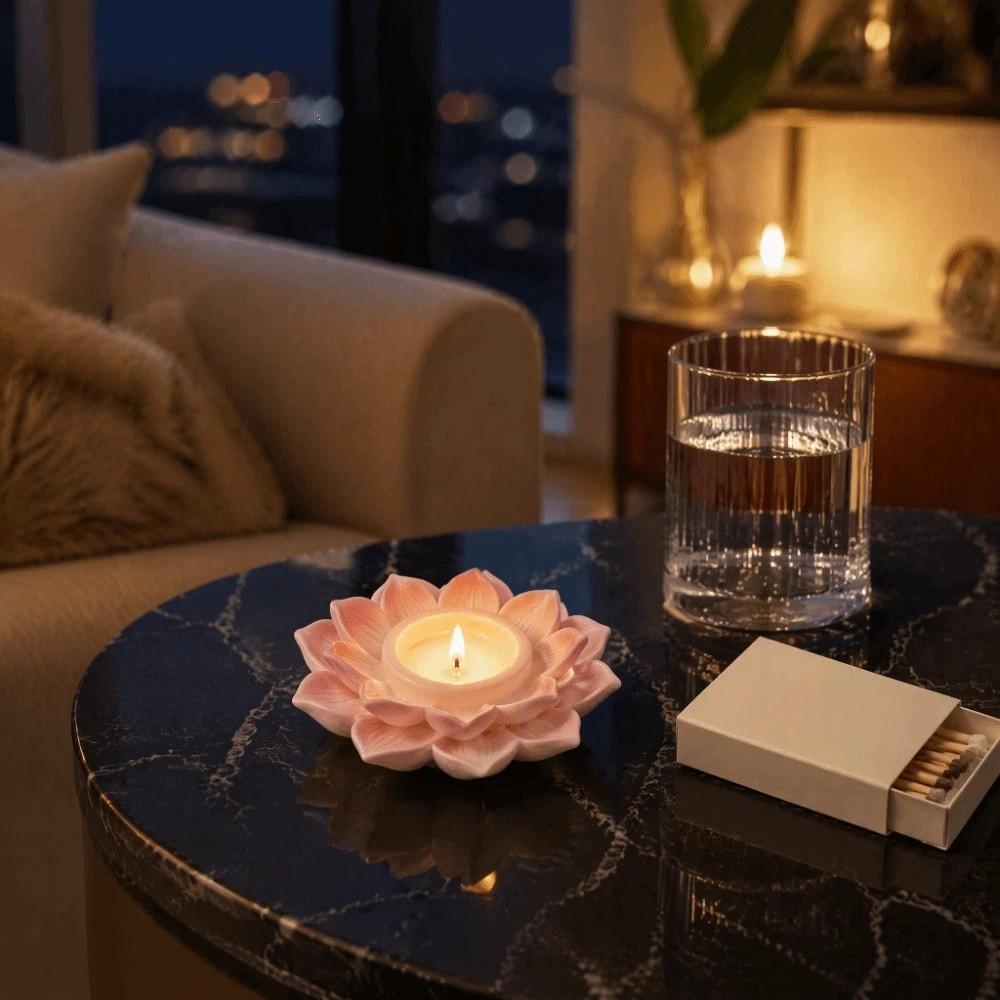 Silicone Flower Candle Mold DIY Crafts Epoxy Resin Plaster Mold Home Decorate