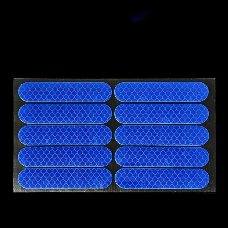 Helm Reflektierende Aufkleber Reflektierende Sicherheitsautoaufkleber Warnung Motorrad- und Fahrradreflektierende Folien Reflektierende Streifen