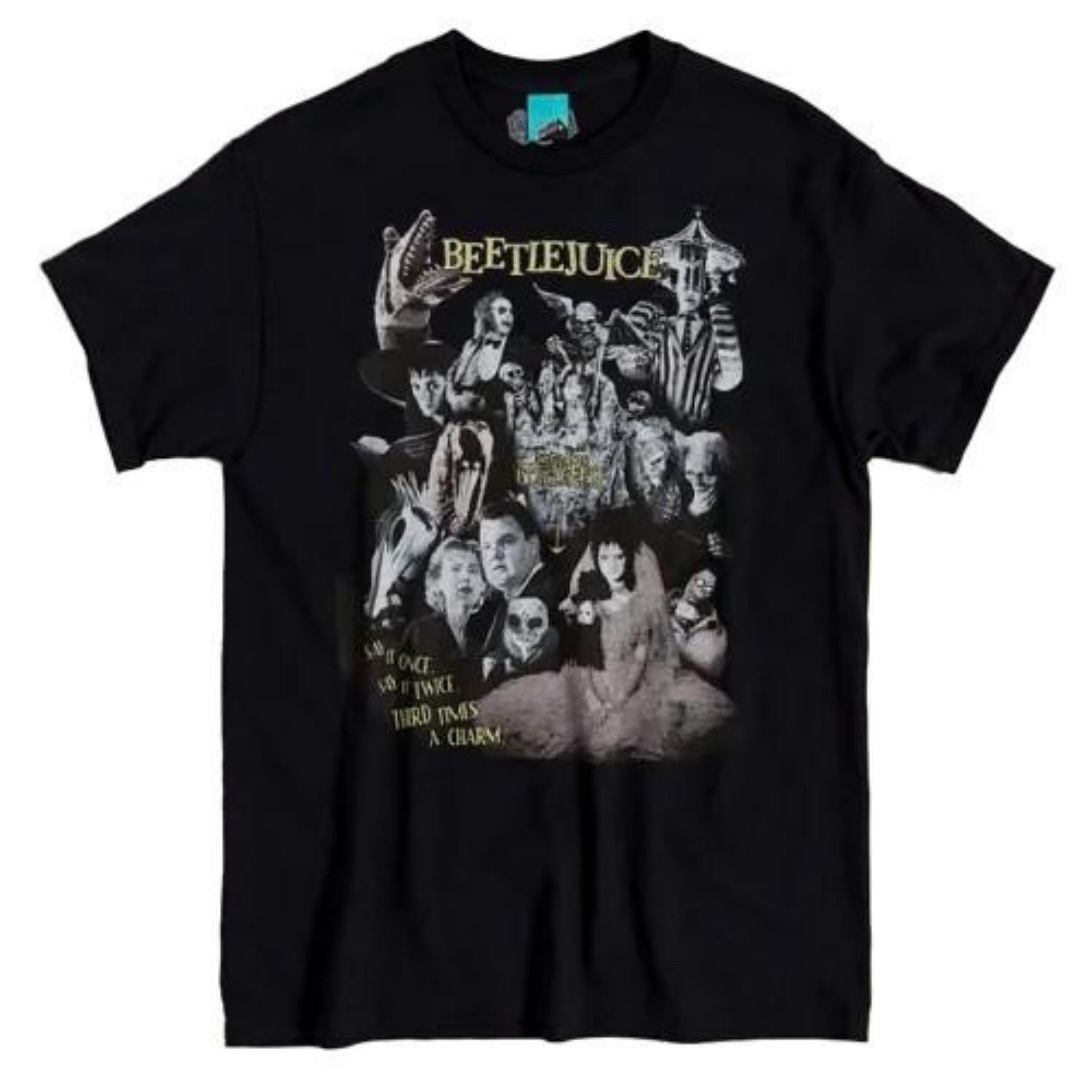Beetlejuice Unisex Adult Montage T-Shirt S чёрный
