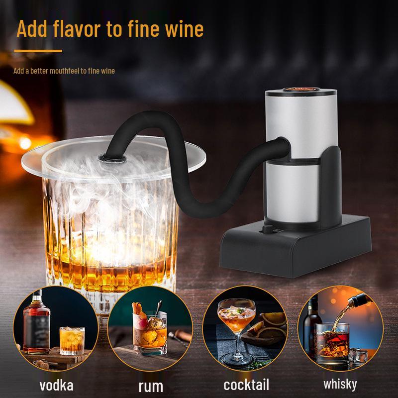 Molecular Gastronomy Smoker Gun with Wood Chips for Kitchen and Barbecue