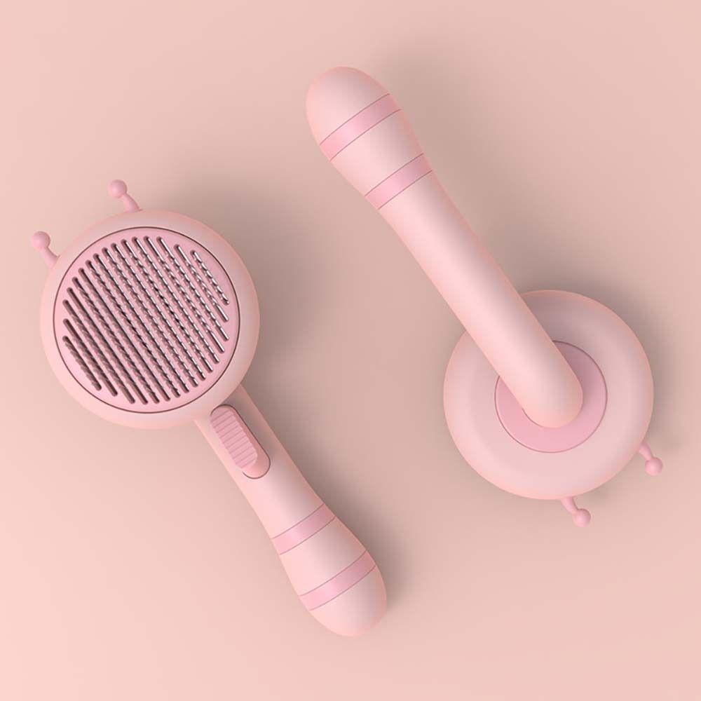 

Эффективная пуходерка для ухода за домашними животными в форме маленькой пчелки — нежно воздействует на кожу вашего питомца, удаляет рыхлую шерсть и способствует здоровью шерсти! розовый