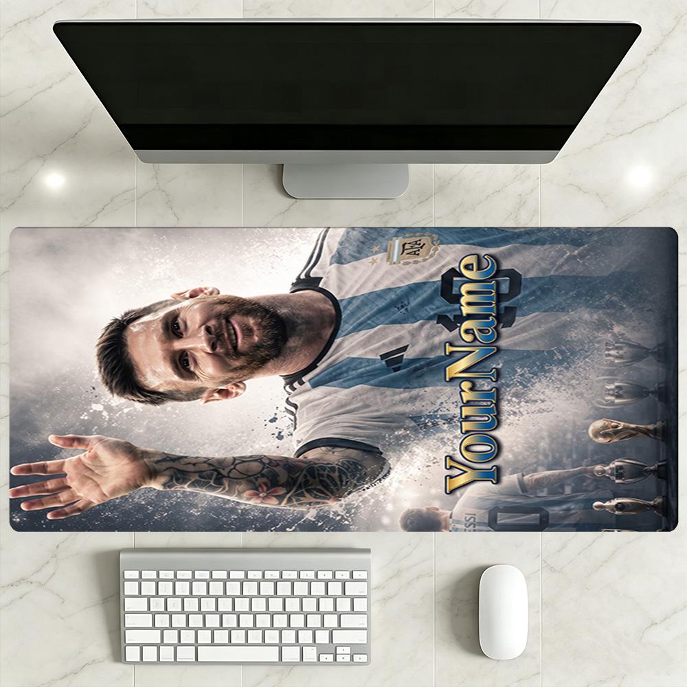 Messi Customizable Name Beach Towel Soft Durable Quick-Dry Suitable for Swimming Gym Camping Yoga Vacation