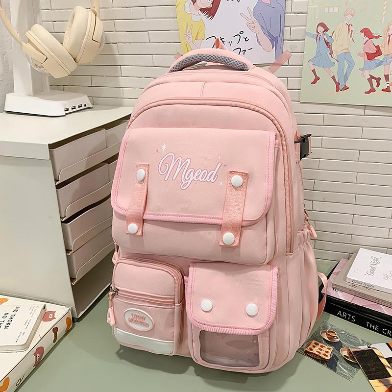 School bag high value high school student Korean ins sweet sister two-piece back