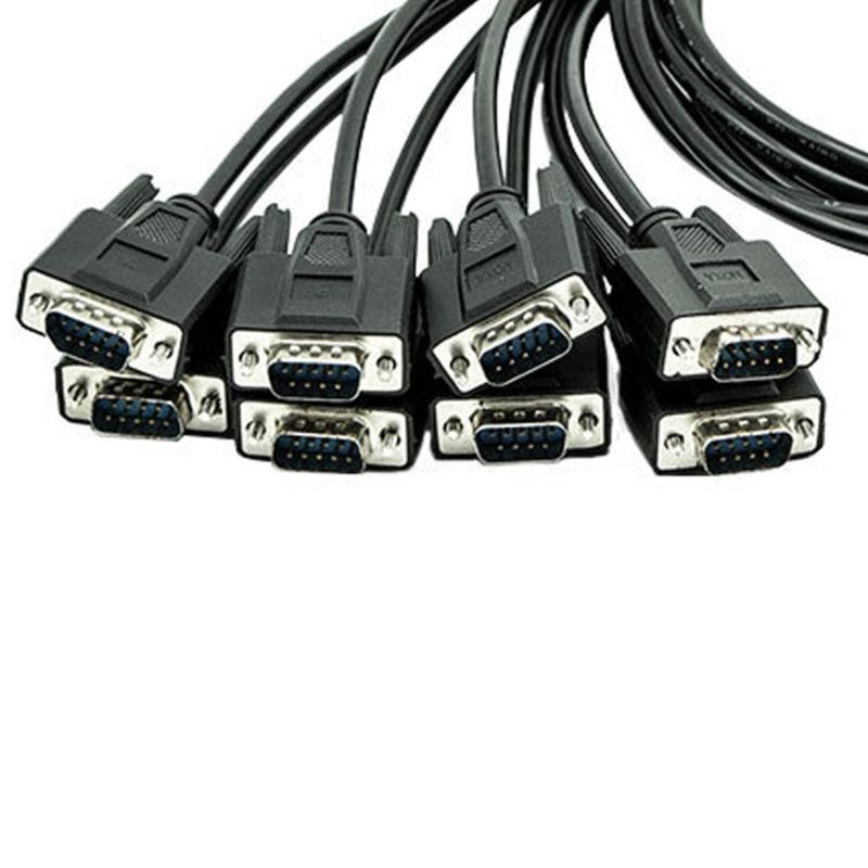 Fast speed RS232 PCIe Expansion Cable DB78Pin to 8 DB9Pin Port For Server Lab And Data Center Connectivitys