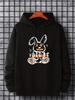 Rabbit Print Hoodie