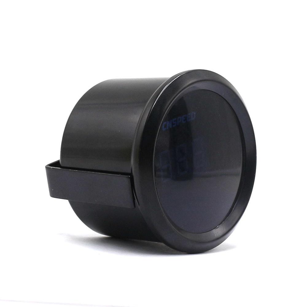 CNSPEED 2" 52mm Auto Digital Display Oil Pressure Gauge 0-150Psi Blue Led Light Oil Press Gauge & Oil Pressure Sensor Car Meter
